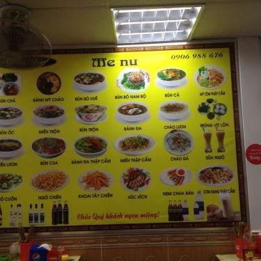 Thực đơn- Quán Ăn Vương Yến - Bún Bò Huế & Bún Bò Nam Bộ