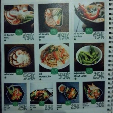 Thực đơn- Quán Ăn Wada Sushi & Ramen