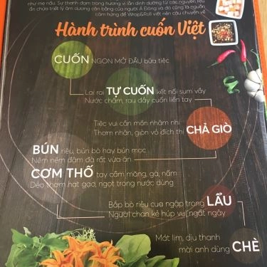 Thực đơn- Quán Ăn Wrap&Roll - Cao Thắng Mall