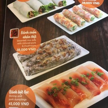 Thực đơn- Quán Ăn Wrap&Roll - Cao Thắng Mall