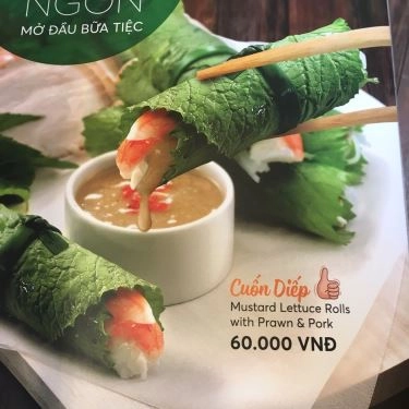 Thực đơn- Quán Ăn Wrap&Roll - Cao Thắng Mall