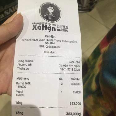 Tổng hợp- Quán Ăn Xả Hận - Lẩu & Nướng Không Khói
