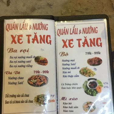 Tổng hợp- Xe Tăng - Quán Ăn Gia Đình