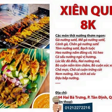 Thực đơn- Quán Ăn Xiên Nướng 8K - Hai Bà Trưng