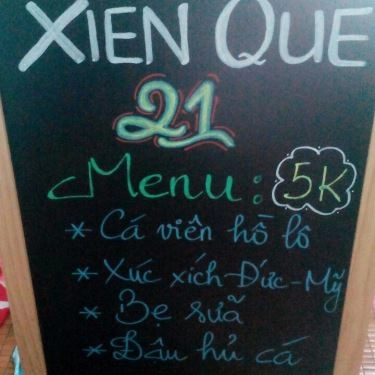Thực đơn- Quán Ăn Xiên Que 21