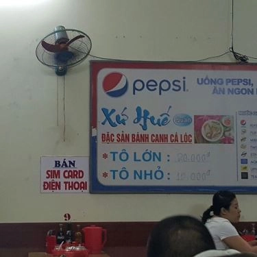 Thực đơn- Quán Ăn Xứ Huế Quán - Bánh Canh Cá Lóc - Núi Thành