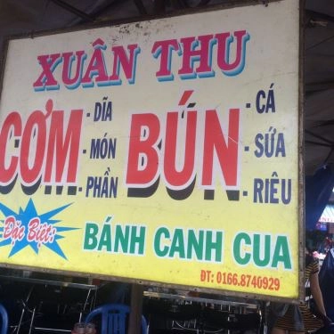 Thực đơn- Quán Ăn Xuân Thu - Cơm & Bún