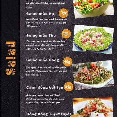 Thực đơn- Quán Ăn Xuýt Xoa Xì Xụp - Lẩu & Chảo