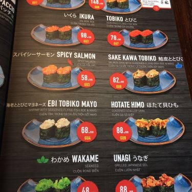 Thực đơn- Nhà Hàng Yen Sushi & Sake Pub - Nguyễn Đức Cảnh