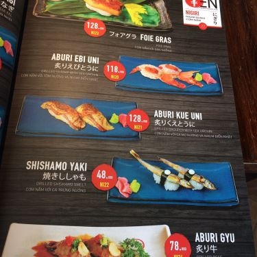 Thực đơn- Nhà Hàng Yen Sushi & Sake Pub - Nguyễn Đức Cảnh