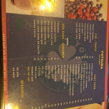 Tổng hợp- Quán Ăn Yotsuba - Food & Drink