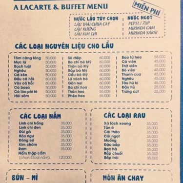 Tổng hợp- Quán Ăn YUM - Buffet Lẩu Nướng Thái Lan