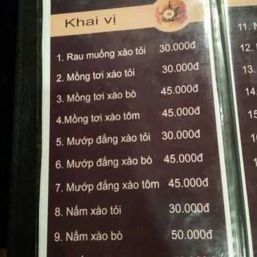 Thực đơn- Quán Ăn Yummy BBQ