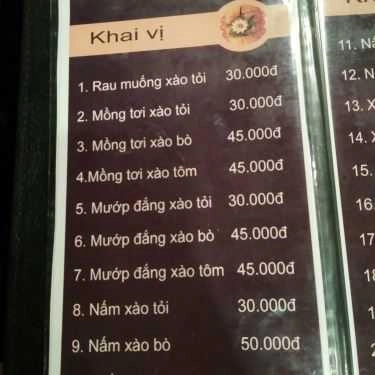 Thực đơn- Quán Ăn Yummy BBQ