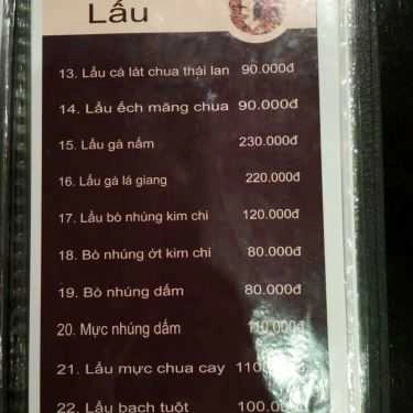 Thực đơn- Quán Ăn Yummy BBQ