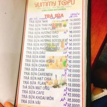 Thực đơn- Quán Ăn Yummy Tofu - Tàu Hũ Đá