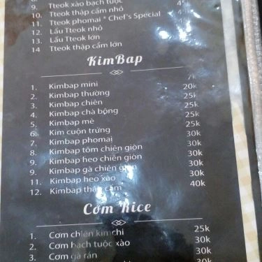 Tổng hợp- Quán Ăn Zé Food - Món Hàn Quốc