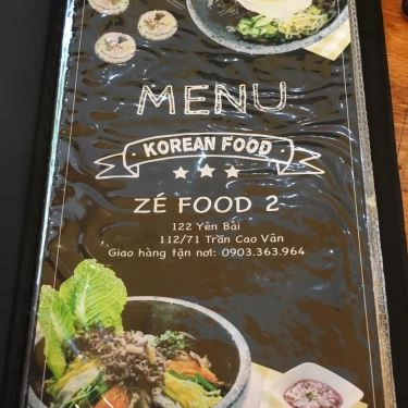 Tổng hợp- Quán Ăn Zé Food - Món Hàn Quốc