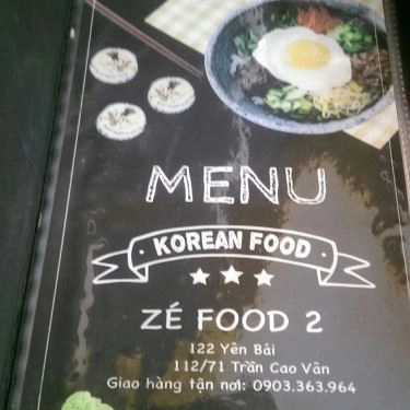 Tổng hợp- Quán Ăn Zé Food - Món Hàn Quốc