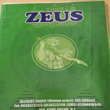 Thực đơn- Nhà Hàng Zeus - Món Nướng - Cống Quỳnh