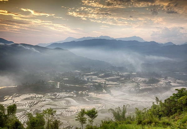 Vẻ đẹp huyền ảo của ruộng bậc thang Sàng Ma Sáo Vẻ đẹp huyền ảo của ruộng bậc thang Sàng Ma Sáo