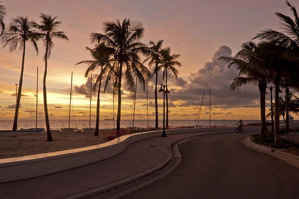 Bãi biển Bình minh với cầu tàu ở cuối đường - Ảnh: viewbug Bãi biển Bình minh với cầu tàu ở cuối đường - Ảnh: viewbug