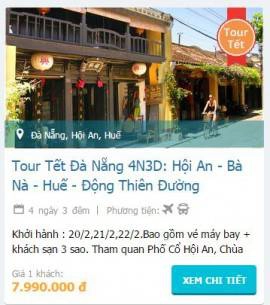 Tour tết Đà Nẵng
