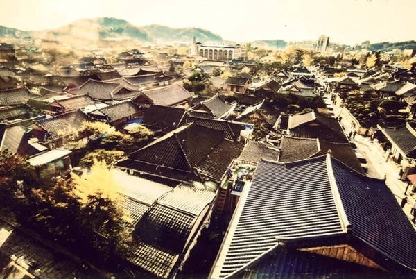 Toàn cảnh làng hanok Jeonju - Ảnh: Na Hồ