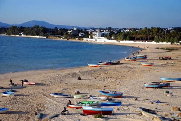<strong>Hammamet, Tunisia: </strong>Nằm cách thủ đô của Tunisia khoảng 65 km, bãi biển Hammamet là điểm đến yêu thích của du khách quốc tế. Ngoài việc tắm nắng, bơi lội, bạn còn có thể cưỡi lạc đà đi dọc bãi biển.