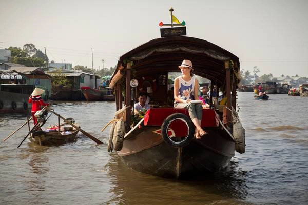 Một nhánh sông Cửu Long ở Cần Thơ. Ảnh: Victoria Cần Thơ