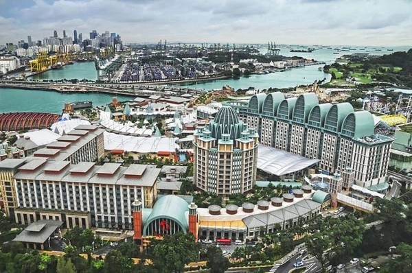 Điểm nhấn ở Resorts World Sentosa là công viên điện ảnh Universal Studios Singapore