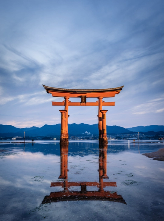 Cổng torii ở Miyajima