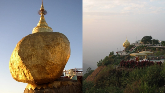 hòn đá vàng Golden Rock