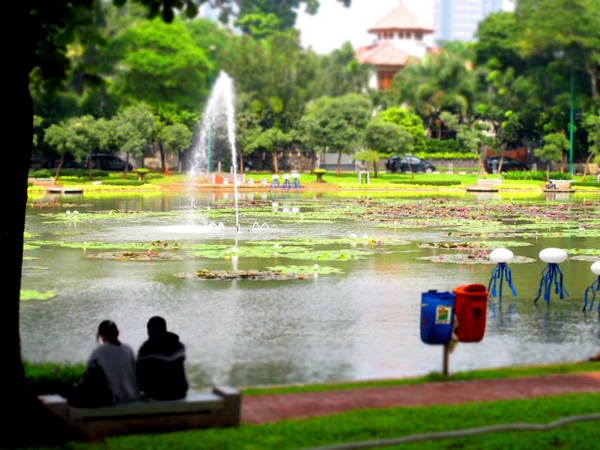Mặc dù có rất nhiều tòa nhà chọc trời nhưng Jakarta lại được gọi thành phố của công viên hoặc thành phố xanh bởi diện tích cây xanh bao phủ lên đến gần 70%. Ảnh: Discoveryourindonesia.com Mặc dù có rất nhiều tòa nhà chọc trời nhưng Jakarta lại được gọi thành phố của công viên hoặc thành phố xanh bởi diện tích cây xanh bao phủ lên đến gần 70%. Ảnh: Discoveryourindonesia.com