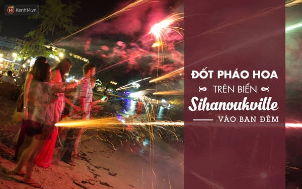 Trước khi đi tàu ra Koh Rong, hãy dành một đêm để đốt pháo hoa trên biển Sihanouk. Pháo hoa ở đây được bày bán công khai và chỉ có giá 2 USD/cây. Trước khi đi tàu ra Koh Rong, hãy dành một đêm để đốt pháo hoa trên biển Sihanouk. Pháo hoa ở đây được bày bán công khai và chỉ có giá 2 USD/cây.