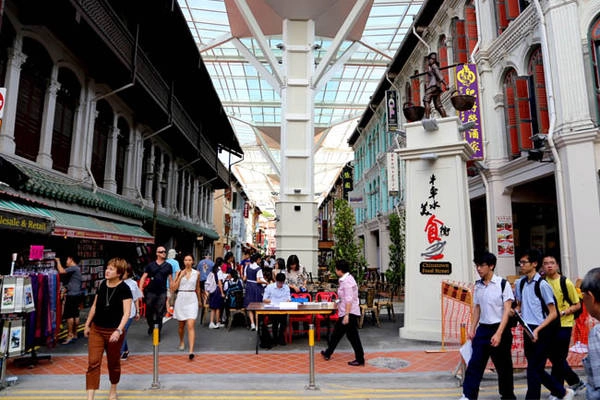 Phố ẩm thực Chinatown Singapore