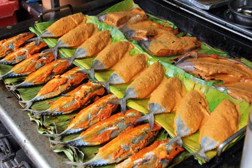 Am thuc Malaysia - Ikan bakar