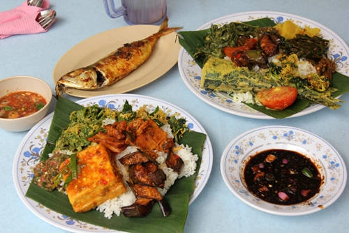 Am thuc Malaysia - Nasi campur