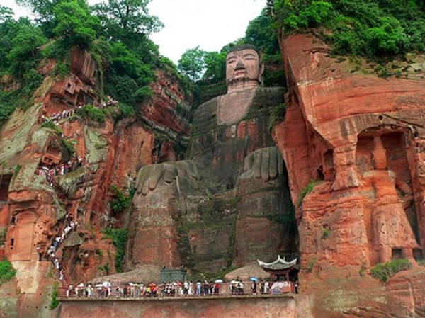  Đại tượng Phật Leshan Giant Buddha, Trung Quốc - Tứ Xuyên, Trung Quốc