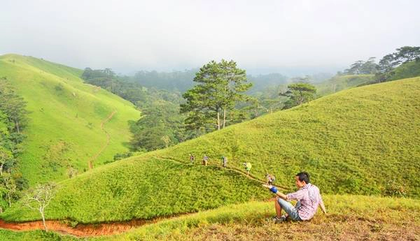 Trượt chân trên “sống lưng” Tà Năng: Cung trek chủ yếu đi theo đường mòn, thời điểm đẹp nhất là mùa cỏ xanh, cũng là mùa mưa, vì vậy không tránh khỏi những đoạn đường đất trơn khiến bạn dễ trượt chân. Cần sử dụng giày trek chuyên dụng có độ bám tốt hoặc thêm một cây gậy chống.
