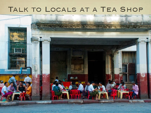 Du lich Myanmar - Thưởng thức trà ở Yangon