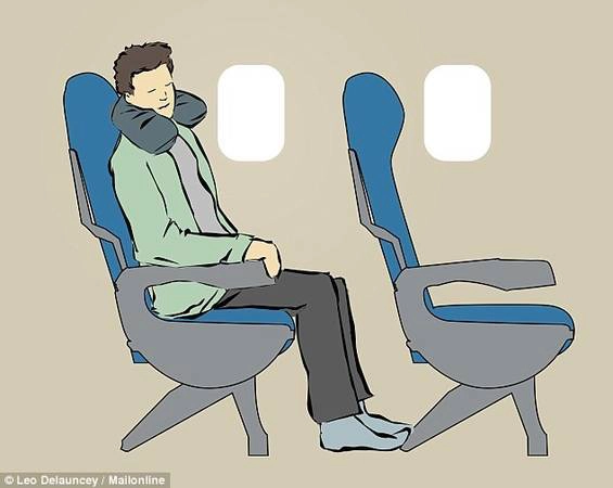 Gối ngủ: Dù bạn không ngồi ghế giữa, không cạnh cửa sổ, cũng không có gì cản việc bạn chợp mắt một lát, chỉ cần bạn có mang theo một chiếc gối hỗ trợ cổ. Dạng gối hình chữ C, bao quanh cổ sẽ giúp bạn ngủ ngon khi ngồi trên ghế máy bay. Gối ngủ: Dù bạn không ngồi ghế giữa, không cạnh cửa sổ, cũng không có gì cản việc bạn chợp mắt một lát, chỉ cần bạn có mang theo một chiếc gối hỗ trợ cổ. Dạng gối hình chữ C, bao quanh cổ sẽ giúp bạn ngủ ngon khi ngồi trên ghế máy bay.