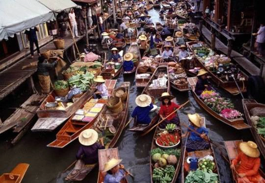 Chợ nổi Damnoen Saduak Bangkok, Thái Lan - iVIVU.com