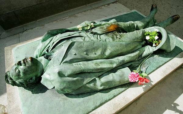7. Nơi có nghĩa trang nổi tiếng nhất thế giới: Ở Père Lachaise, bạn có thể tìm thấy những ngôi mộ của Jim Morrison, Edith Piaf, Chopin hay Oscar Wilde. Đây còn là nơi yên nghỉ của nhà báo Pháp Victor Noir, người bị bắn chết năm 1870 cùng Pierre Bonapart, cháu của Napoleon. 7. Nơi có nghĩa trang nổi tiếng nhất thế giới: Ở Père Lachaise, bạn có thể tìm thấy những ngôi mộ của Jim Morrison, Edith Piaf, Chopin hay Oscar Wilde. Đây còn là nơi yên nghỉ của nhà báo Pháp Victor Noir, người bị bắn chết năm 1870 cùng Pierre Bonapart, cháu của Napoleon.