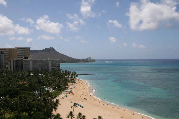 Quang cảnh nhìn từ tầng 18, Khách sạn Hilton Hawaiian Village, Waikiki, Oahu, Hawaii. Quang cảnh nhìn từ tầng 18, Khách sạn Hilton Hawaiian Village, Waikiki, Oahu, Hawaii.