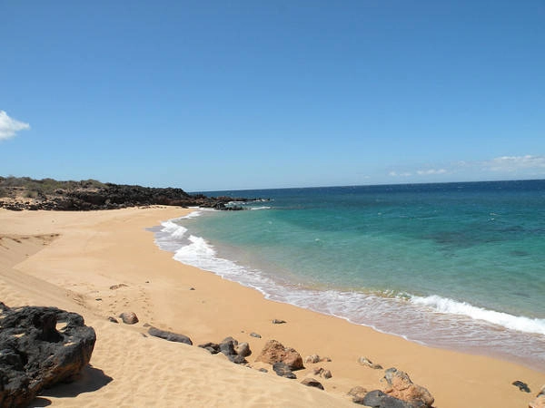 Bãi biển Polihua, đảo Lanai. Bãi biển Polihua, đảo Lanai.
