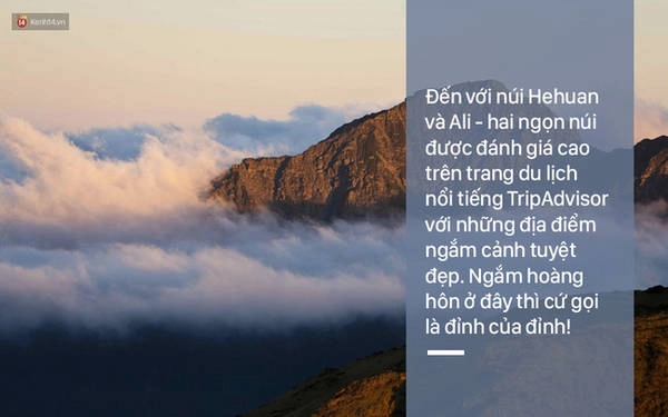 Núi thì ở đâu cũng có, nhưng núi đẹp đến mức khiến người ta như lạc vào cõi bồng lai tiên cảnh thì chắc chắn không thể thiếu vắng Đài Loan. Ai trót đam mê kiểu du lịch trải nghiệm thì nên cân nhắc tìm đường chinh phục địa điểm này ngay hôm nay thôi!