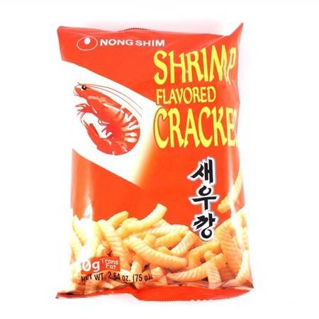 Bánh tôm Nongshim của hãng hàng không Hàn Quốc.