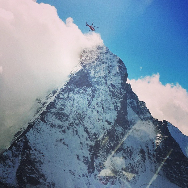 Cảnh tượng có một không hai ở ngọn núi Matterhorn ở Thụy Sĩ.