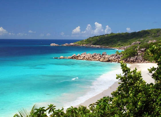 Bãi biển Grande Anse, đảo La Digue, Seychelles 